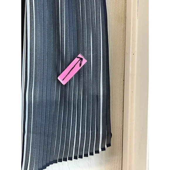 Apt 9 Womens XL Black WhiteTie Style Skirt Hi/Low Hem Career Wear - Picture 4 of 15